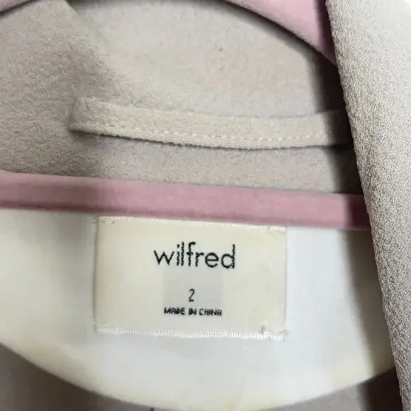 Wilfred Light Gray Draped Blazer - Picture 5 of 6